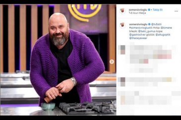Somer şef Instagram fotoğraflarıyla çok konuşuluyor!