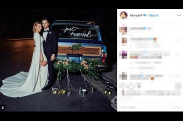 Hilary Duff ikinci kez dünya evine girdi