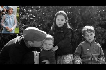 Annesiz aile pozu: Kate nerede?