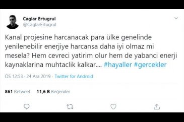 Çağlar Ertuğrul'dan dikkat çeken paylaşım