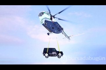 Cipini helikopterden aşağı attırdı