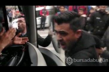İETT otobüsünde korku dolu anlar