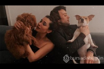 Hande Doğandemir ve Kerem Arslanoğlu'dan aşk pozu!