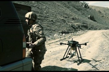 Silahlı drone ile konvoy!