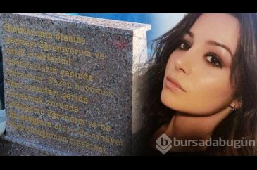 Mezar taşında dikkat çeken yazı