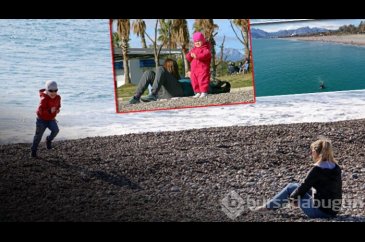 Antalya'da vatandaşlar ısınmak için denize girdi
