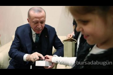 Cumhurbaşkanı Erdoğan'dan çocuklara çok özel hediye