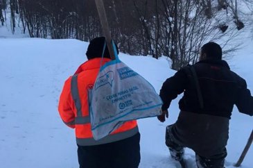 Mahsur kalan belediye başkanı ve 2 işçi kurtarıldı