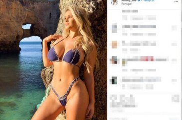 Kinsey Wolanski'den cesur pozlar