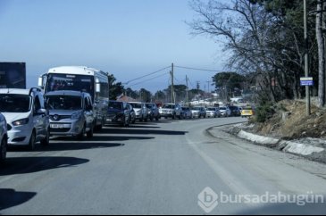Uludağ'a tatilin son günü akın ettiler!