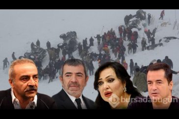 Çığ felaketine, ünlüler baş sağlığı mesajları yayınladı!