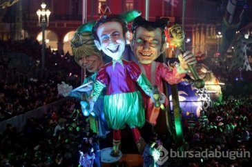 Fransa'da renkli karnaval 
