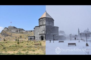 Kars'ta yaz kış manzaraları