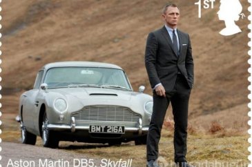 İngiliz Kraliyet Postası'ndan James Bond pulları