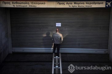 Yunanistan'da hayat tamamen durdu!
