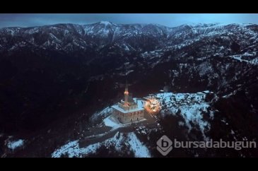 Beyaza bürünen Türkiye havadan görüntülendi