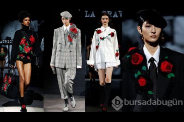 Moda haftasında gül bahçesi