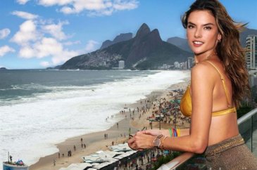 Rio Festivali'nde Alessandra Ambrosio damgası!