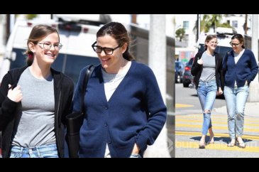 Jennifer Garner'ın kızı boyuna yetişmiş