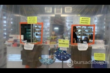 Eczanelerden brandalı önlem