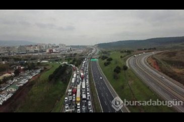 İstanbul'a giriş çıkış kuyruğu