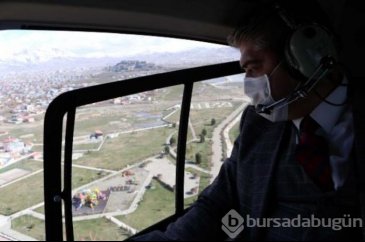 'Koronavirüs' yasaklarına uymayanlara havadan uyarı