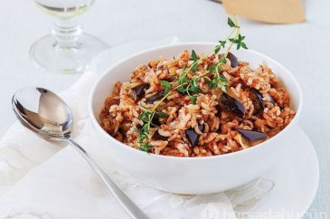 Patlıcanlı pilav nasıl yapılır?