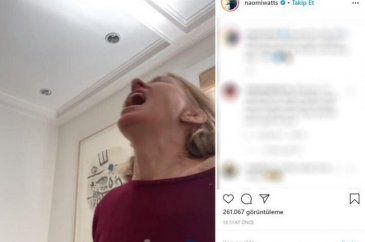  Naomi Watts, karantinada çığlığı bastı!