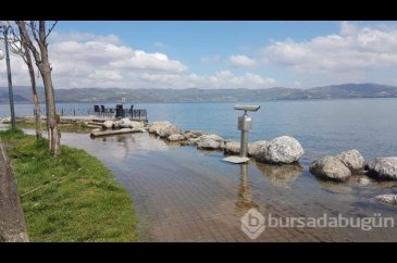 Sapanca Gölü'nde su maksimum seviyeye ulaştı