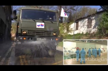 Rus ordusundan corona virüs yardımı