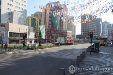 Bursa'nın merkezinde sakinlik hakim	