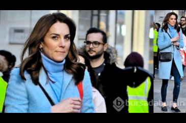 Kate Middleton, objektiflere alışılmışın dışında bir görüntü verdi