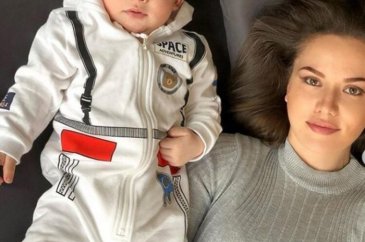 Fahriye Even oğlunun doğum gününü böyle kutladı