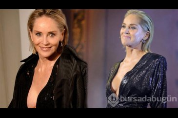 Sharon Stone internette gerçek hayatta hiç tanışmadığı erkeklerle t...