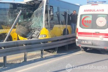 Son dakika! Avcılarda metrobüs kazası! 