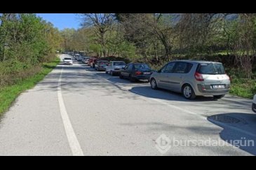 Uludağ'da uzun kuyruklar oluştu 