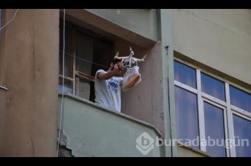 Ekmek servisi drone ile yapılıyor