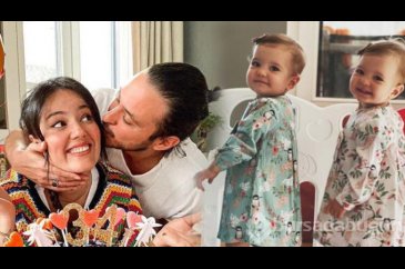 Pelin ve Anıl Altan'ın ikizleri 1 yaşına bastı 