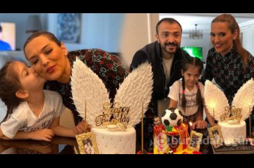 Karantina günlerinde Okan Kurt ve Demet Akalın'ın doğum günü kutlaması