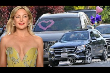 İşte Kate Hudson'ın doğum günü konvoyu
