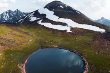 Yılkı atları drone ile görüntülendi
