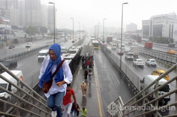 Meteoroloji'den uyarı! Sağanak yağış var! 