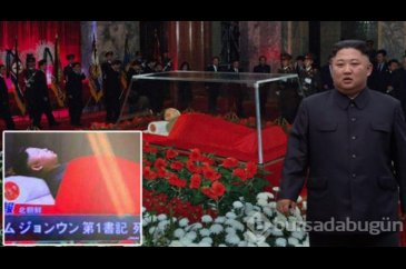 O görüntü olay yarattı! Kim Jong-Un tabutta!