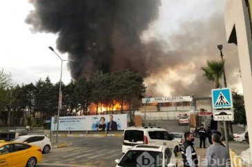 Bağcılar'da yangın! 