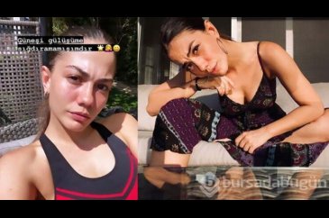 Demet Özdemir'den güneşlenme pozu