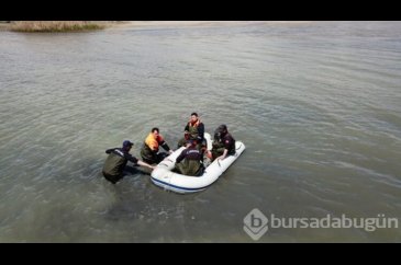  Van Gölü'nde drone operasyonu! 