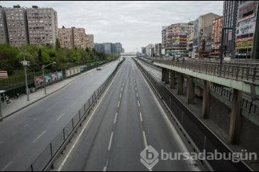 İşte yasağın ilk gününde yolların durumu