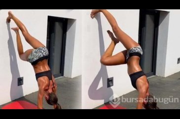 Izabel Goulart sporu bırakmıyor