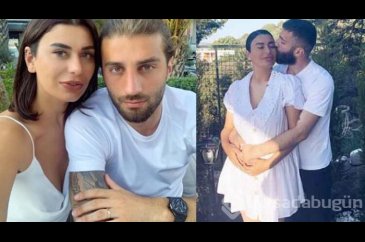 Ebru Şancı ile eşinden aşk pozu 