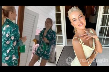 Burcu Esmersoy'dan karantinada dans 